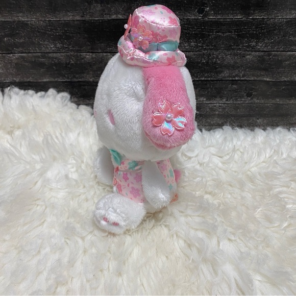 SANRIO POCHACCO SAKURA PINK JAPAN LIMITED CHERRY BLOSSOM STUFFED PLUSH TOY - Picture 2 of 6